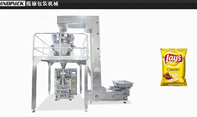薯片包裝機視頻，佛山攬德包裝機廠家